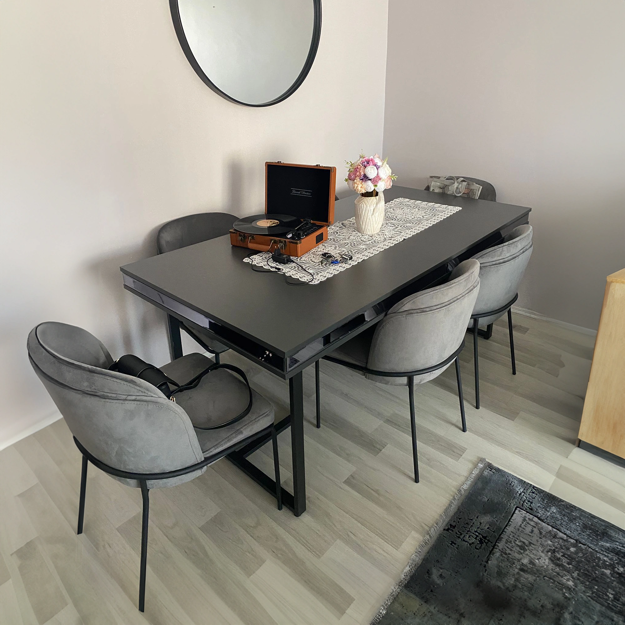 yemek odası, salon takımı masa-sandalyesi istikbal